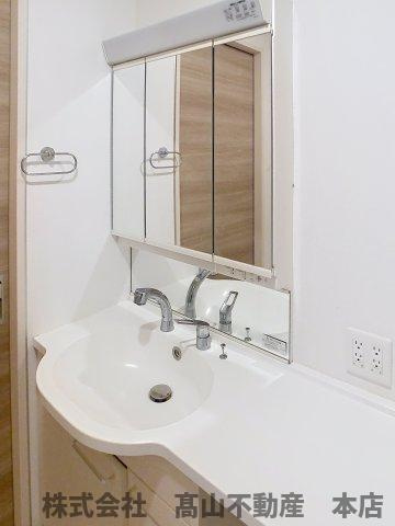 D-room馬場山の洗面所
