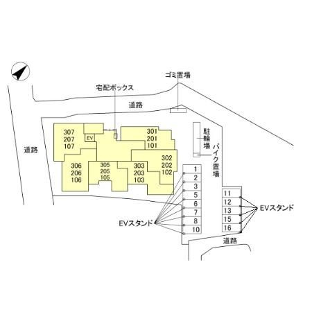 La Grand Suitoの区画図