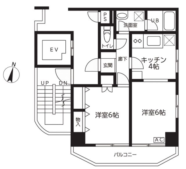 シャルロッテ多摩川の間取り