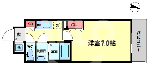 ファーストフィオーレ新梅田の間取り|ファーストフィオーレ新梅田　間取り