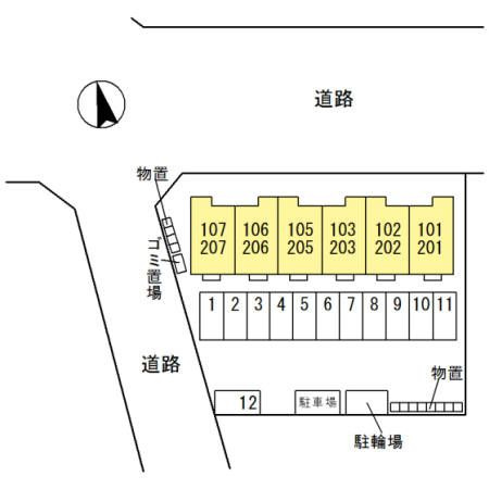 ルアナの区画図