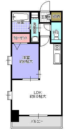 シャローム天神北 の間取り
