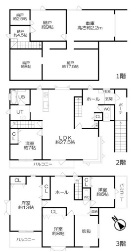新川3条11丁目の間取り