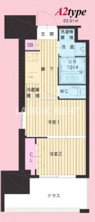 【間取り】 | No.111 CLUB ORIENT BLD