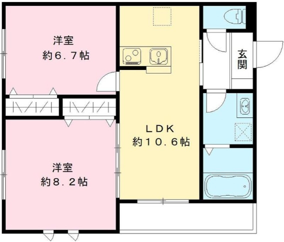 フィカーサ西東京B棟の間取り