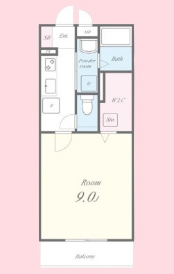 セジュール木本Bの間取り
