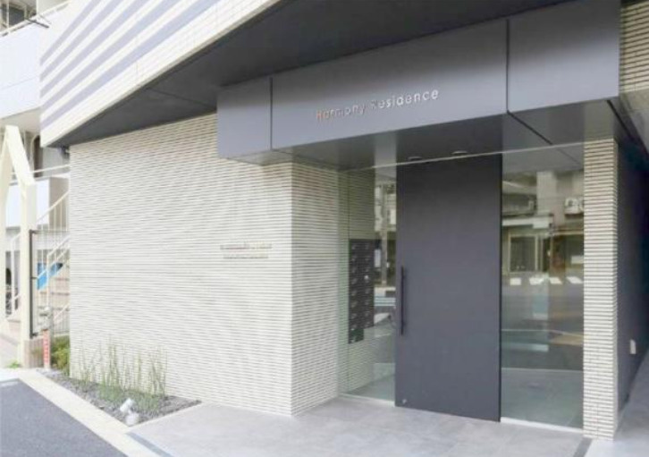 ハーモニーレジデンス東京イーストコア♯003のエントランス|落ち着いたエントランスです