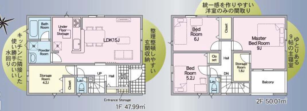 姫路市広畑区清水町２丁目の新築一戸建の間取り