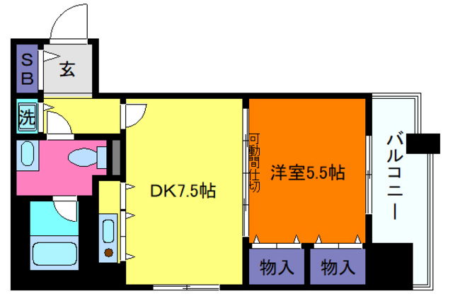 コート住吉の間取り