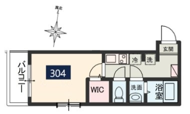 MELDIA八千代台北1丁目Aの間取り