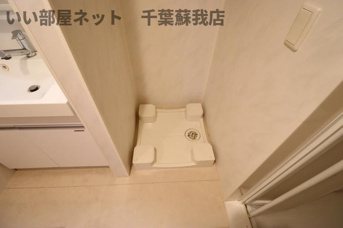 PARK　HILLS　MIYAKOＣの洗面所|室内洗濯機置き場！