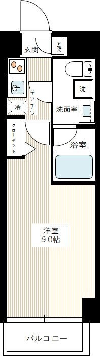 マキジブアカバネエーゼットの間取り