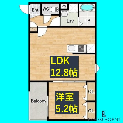 ジーメゾン味鋺エアリーの間取り