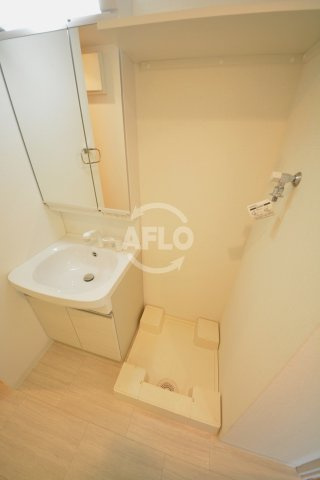 アドバンス上町台プレジールの設備|アドバンス上町台プレジール　洗濯機置場