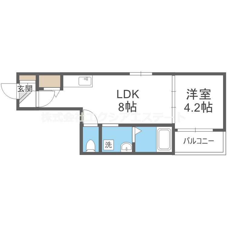 エルグランド住之江の間取り