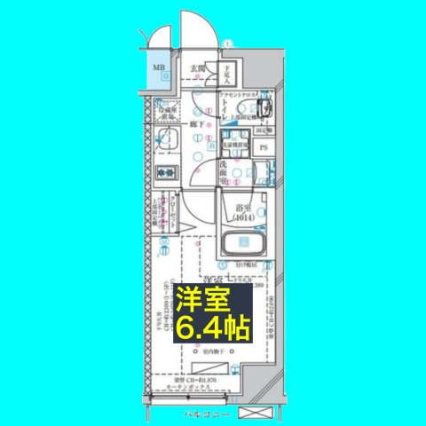 ディアレイシャス大須観音IIIの間取り