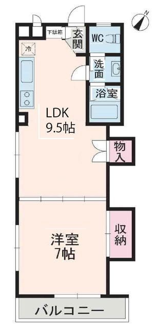 第一上馬マンションの間取り