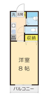 【間取り】 | フラットウエストⅢ