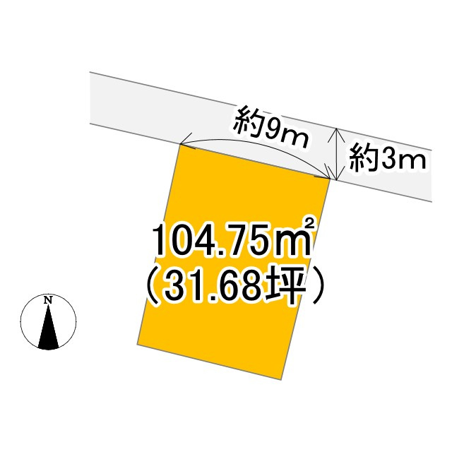 売土地　中央区和地山二丁目
