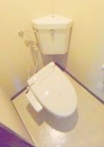 セントラルビラのトイレ|落ち着いたトイレです
