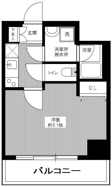 HY's両国 の間取り|間取りです。