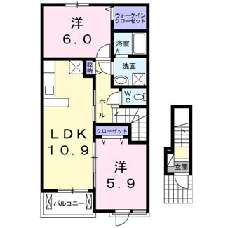 【間取り】 | シエロアズール　Ｂ