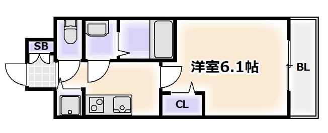 【間取り】 | プレサンスTHE TENNOJI 逢阪トゥルー