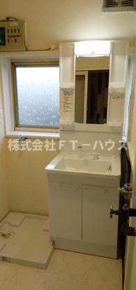 松戸市六実戸建の独立洗面台