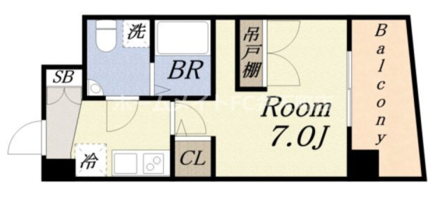 【間取り】 | セレニテ阿波座ミラク