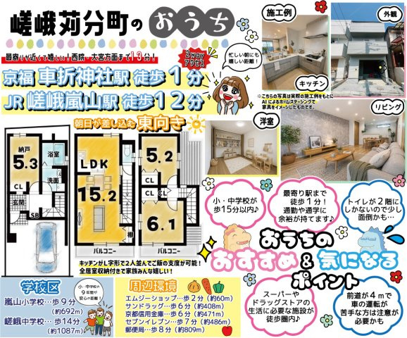 嵯峨苅分町の間取り