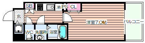 【間取り】 | ファーストフィオーレ新梅田