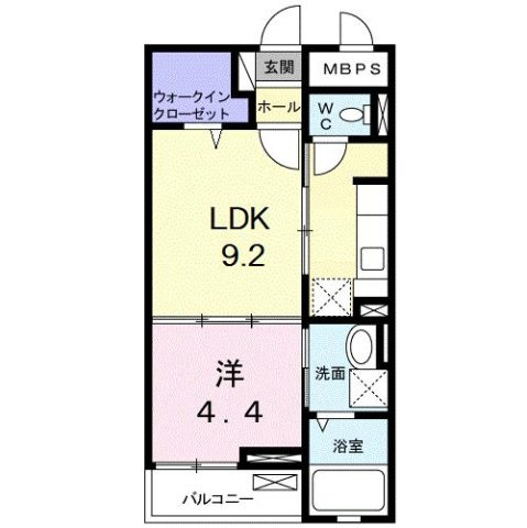 グリーン　ガーデンの間取り