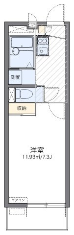 【間取り】 | レオパレススマイル湘南台 | 代表的な間取のため実際の間取とは異なる場合があります