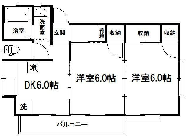 【間取り】 | 徳光アパート