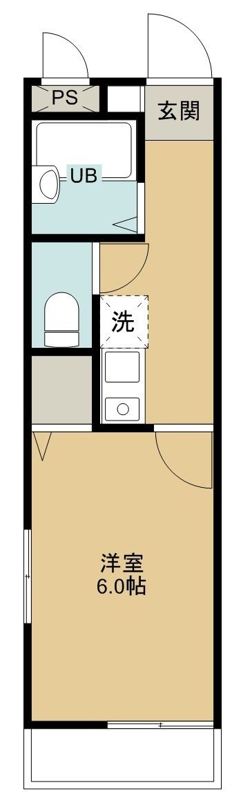 煉瓦館セシオンの間取り