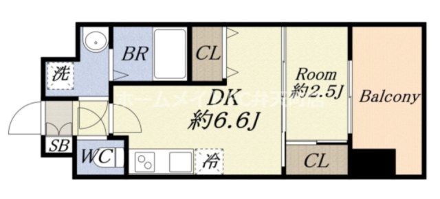 【間取り】 | セレニテ阿波座ミラク