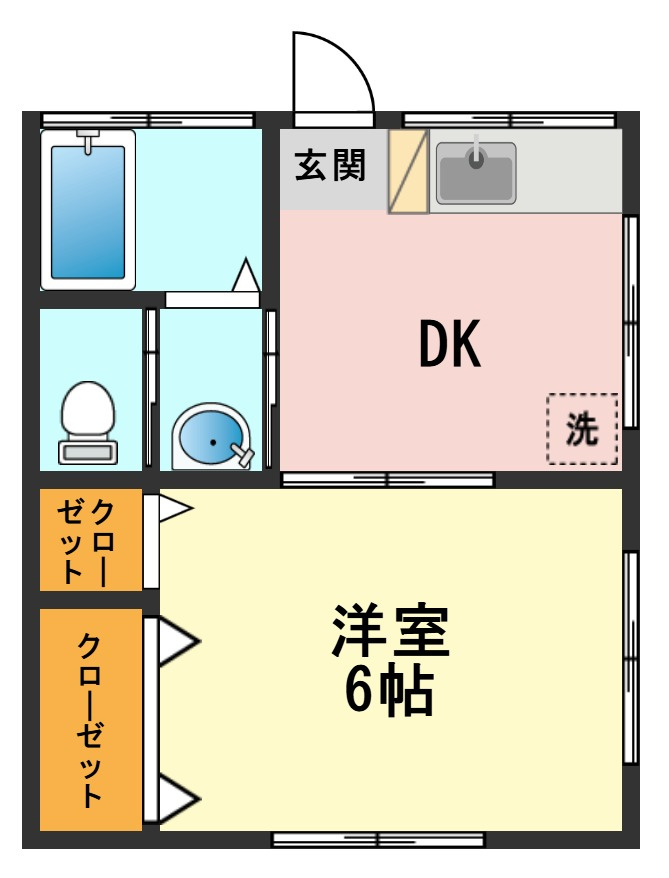 エスケイコーポの間取り