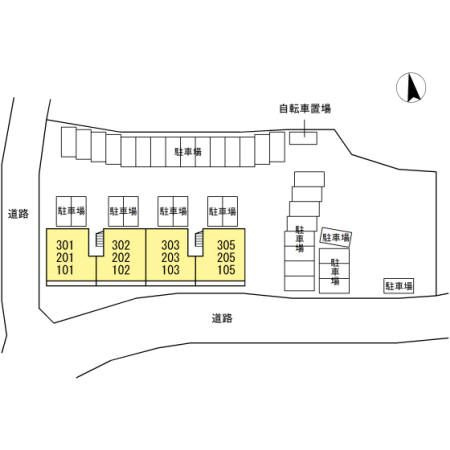 カーサ グランドゥールの区画図