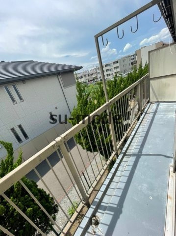 小山マンションのバルコニー