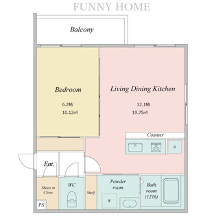 【間取り】 | ＬｉｖｅＦｌａｔ学芸大学