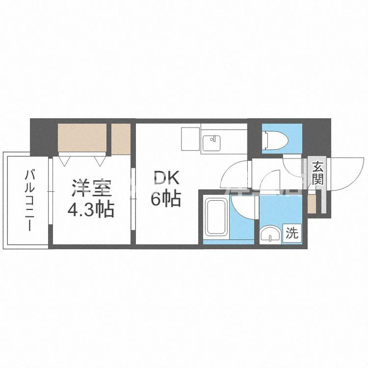 グランパシフィックPINE Luxeの間取り