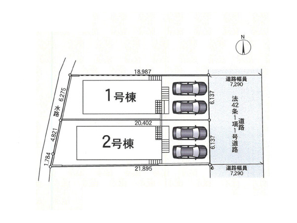【区画図】 | 四ツ谷新築戸建 | 区画図は概略を示すもので、現況と異なる場合は現況を優先します。販売状況は変動するため、ただいまの空き区画や各棟の違いは担当者がご説明します。無理な営業はいたしませんので、お気軽にご相談ください。