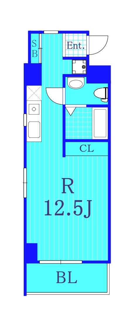 アフィーノ川崎の間取り