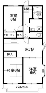 【間取り】 | ドミール・オーク