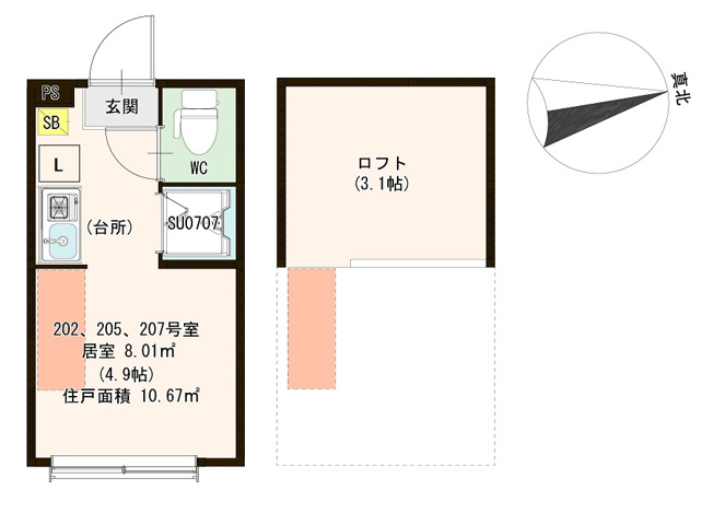 【間取り】 | ハーモニーテラス新小岩Ⅲ
