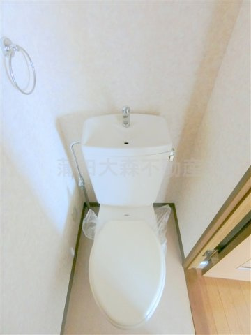 矢口渡駅人気賃貸1LDKのトイレ