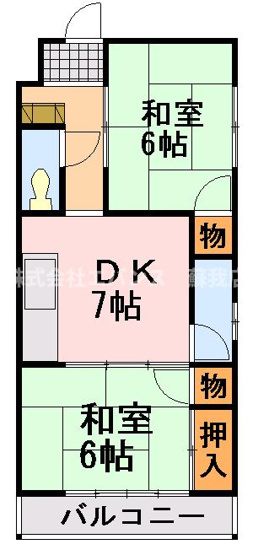 【間取り】 | 蘇我第二マンション