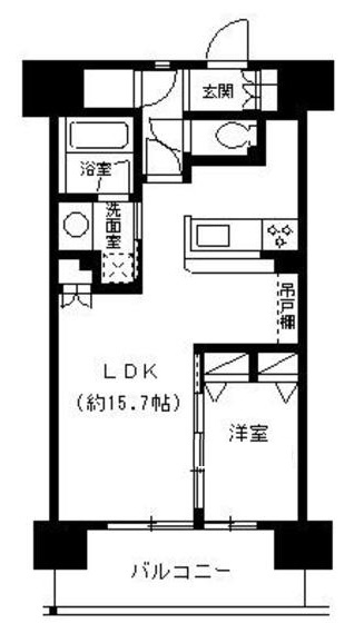 パークキューブ東品川の間取り|間取りです。
