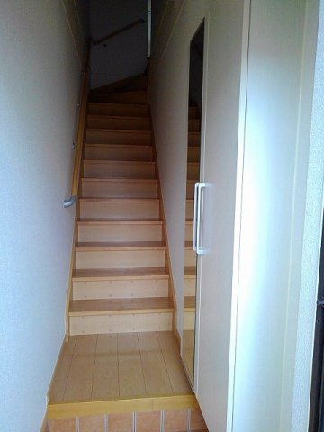 サンリット　リバーの玄関