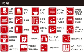 【構造・工法・仕様】 | 【仲介手数料無料！！】八王子市北野台3丁目　新築戸建て（全1棟）1号棟　4999万円 | 設備